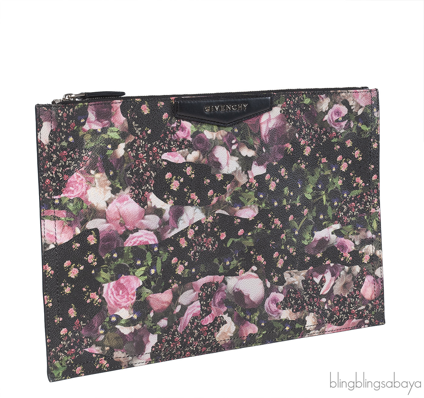 Givenchy Floral Print Large Clutch