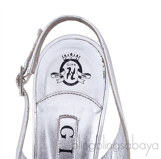 Maggie Crystal Slingback Sandals