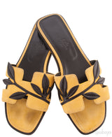 Oran Leaf Bi-color Sandals