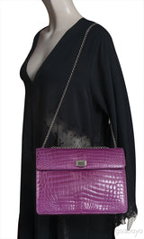 Tiffany & Co.Cornelia Purple Crocodile Lunch Box