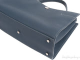 Loro Piana Forest Green Leather Handbag