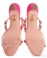 Off to Bali 75 Shell Emb Raffia Sandals