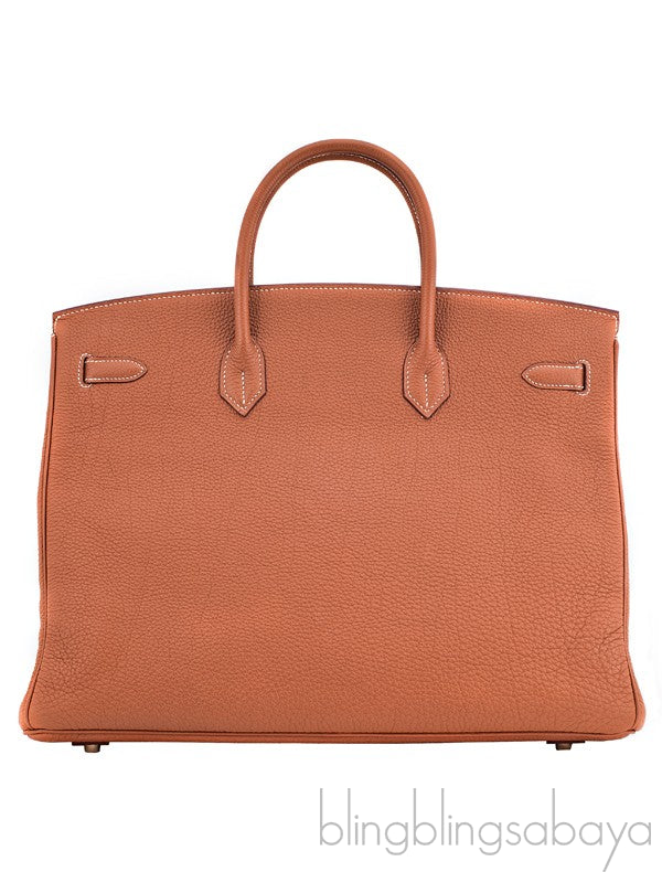 Birkin 40 Gold Taurillon Clem