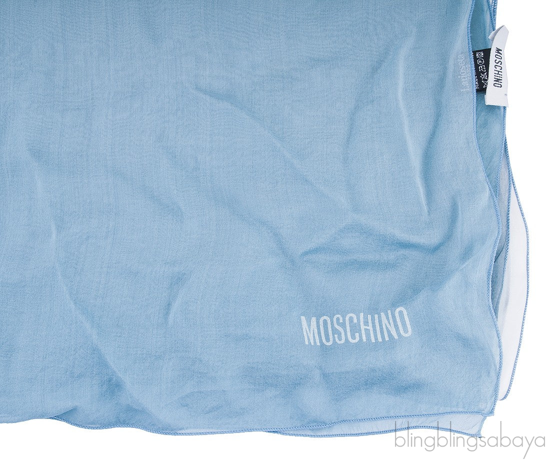 Light Blue Long Scarf