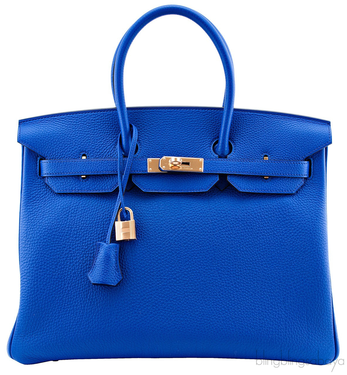 Birkin 35 Blue Electric Togo