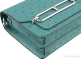 Mini Sac Roulis 18 Ostrich Vert Verone