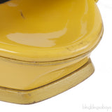 Yves Saint Laurent Patent Yellow Leather Tribute
