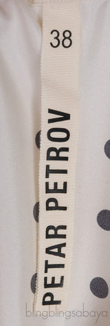White Dublin Polka Dot Midi Dress