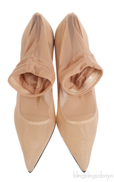 Dolce & Gabbana x KIM 105 Stretch Tulle Ankle Boots