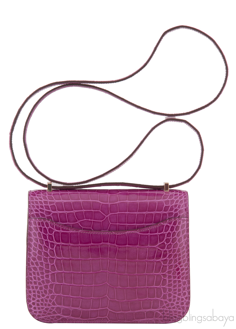Constance Mini Rose Sheherazade Crocodile