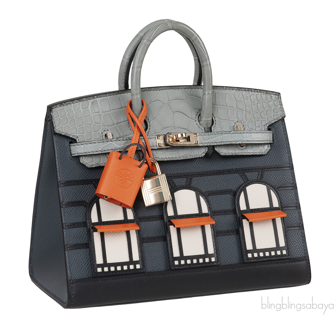 Birkin 20 Sellier Faubourg Rainy Days Crocodile Bag