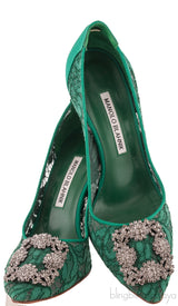 Floral Lace Emerald Green Hangisi