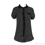 Louis Vuitton Black Printed Blouse & Shorts
