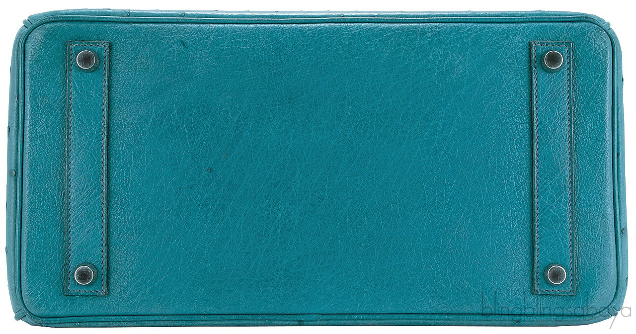 Birkin 32 HAC Blue Cobalt Ostrich