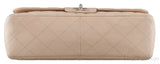 Beige Caviar Jumbo Flap Bag