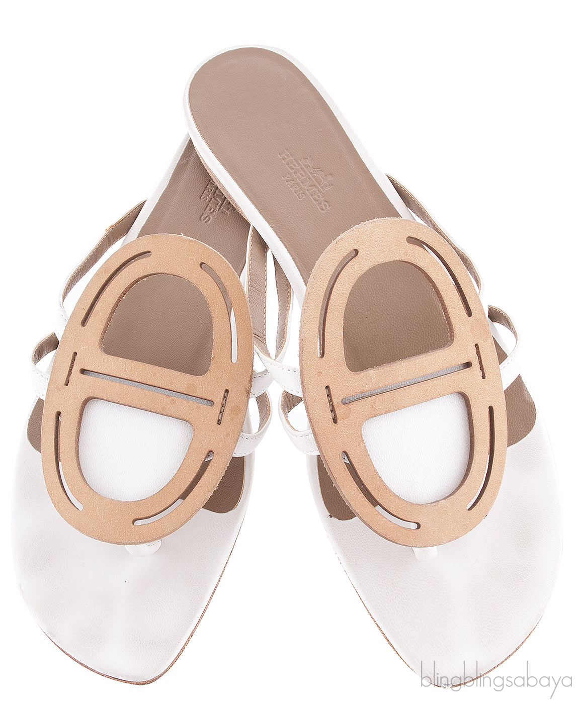 Chaine d\'Ancre White Slip-on Sandal