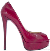 Lady Peep 150 Eel Red Pump