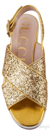 Peggy Glitter Platform Sandals