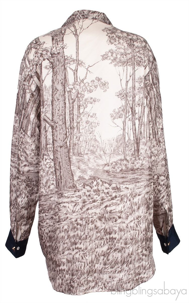 Printed Long Sleeve Shirt