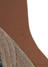 Blue Starboard Wedge Sandal