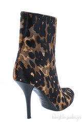 Animal Print Ankle Boots