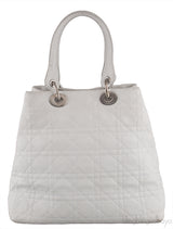 White Quilted Cannage Bag