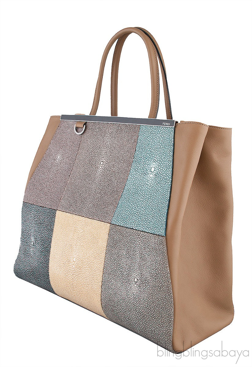 2Jours Stingray Tote Bag Large