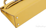 Kelly 20 Mini Sellier Jaune Epsom PHW
