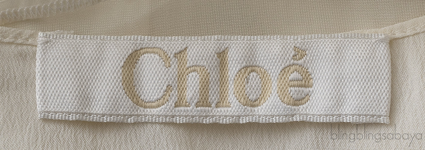 Chloe Milk Sheer Lined Cropped Top