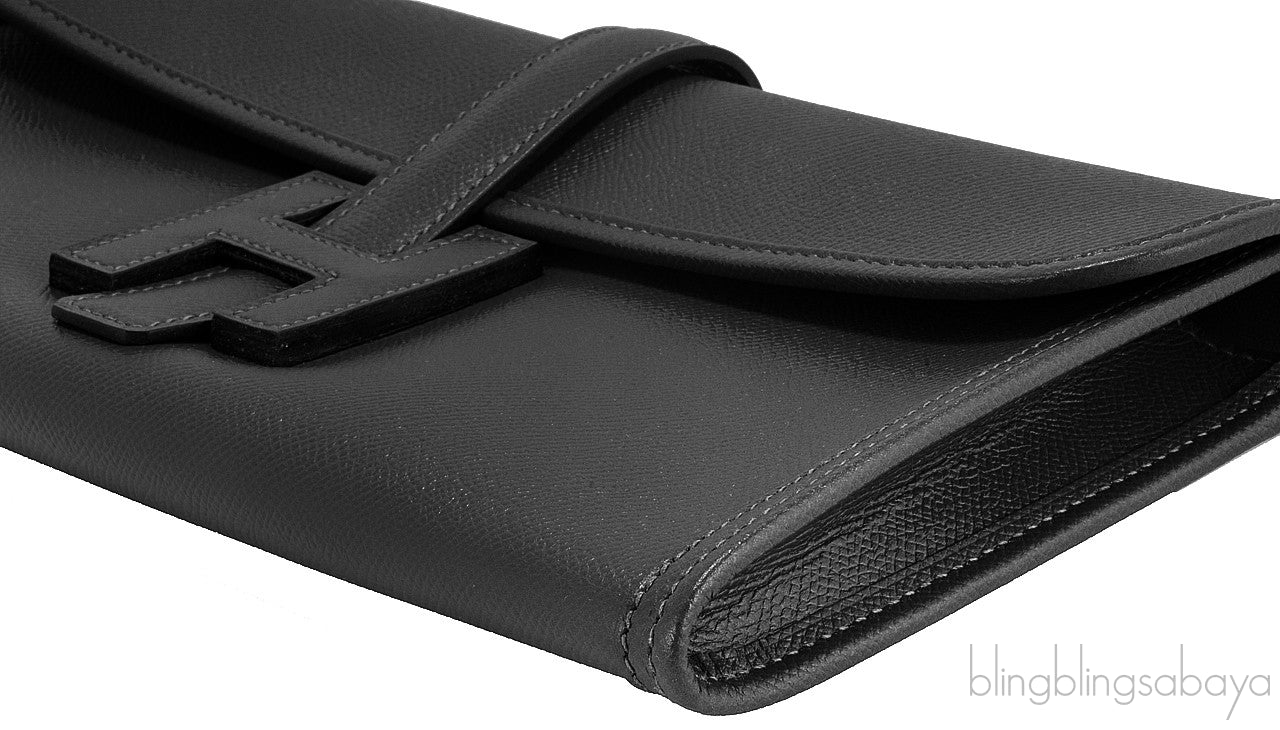 Jige Black Epsom Clutch GM