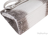 Hermes Kelly 28 Himalaya Crocodile Bag PHW
