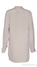 Nude Long Sleeve Shirt