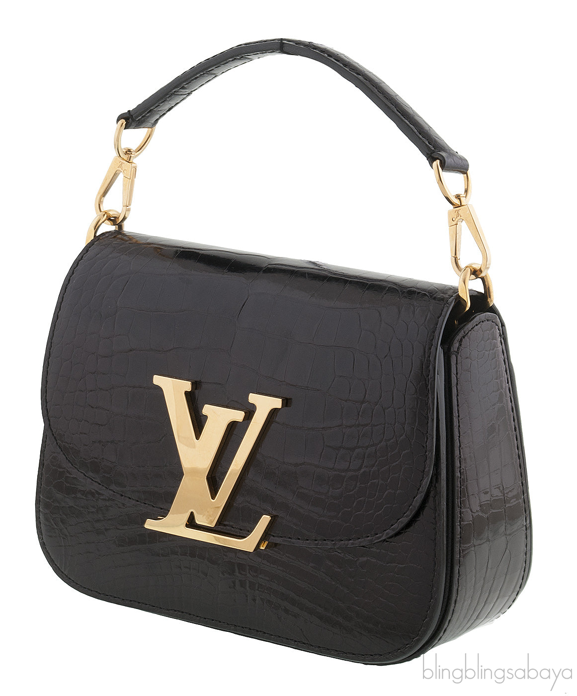 Vivienne Croc Shoulder Bag