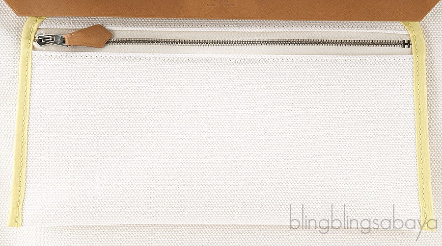 Herbag Zip Beige with Soufre Lining