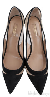 Savoy 105mm Mesh Cut-out Pumps
