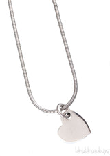 Vintage CD Dangle Bracelet & Heart Pendant