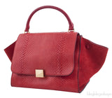 Trapeze Luggage Python Red*