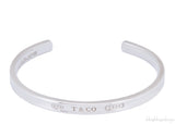 Narrow Silver Bangle