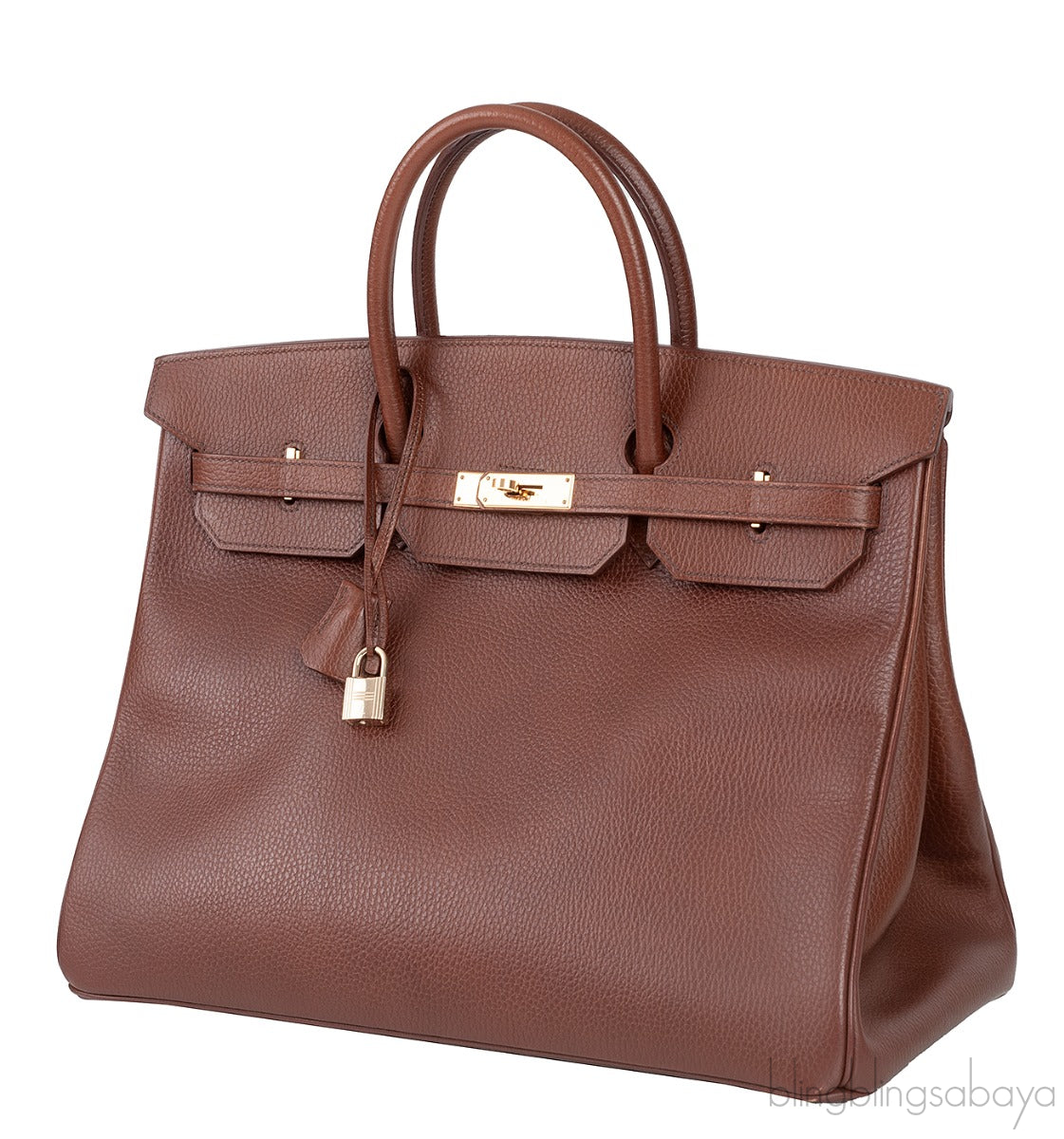 Birkin 40 Dark Brown Ardennes GHW