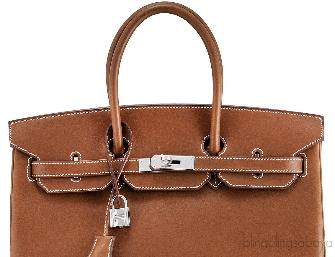 Birkin 35 Fauve Barenia PHW