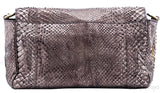 Metallic Bronze Python Shoulder Bag