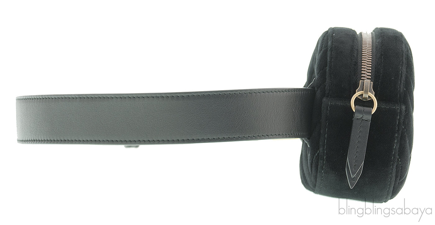 GG Marmont Velvet Belt Bag
