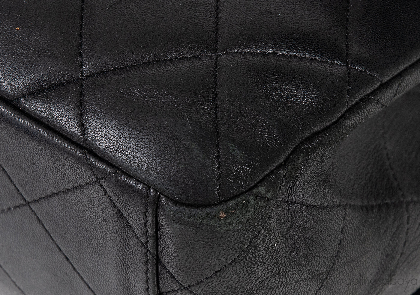 Black Quilted Classic Maxi Flap Bag