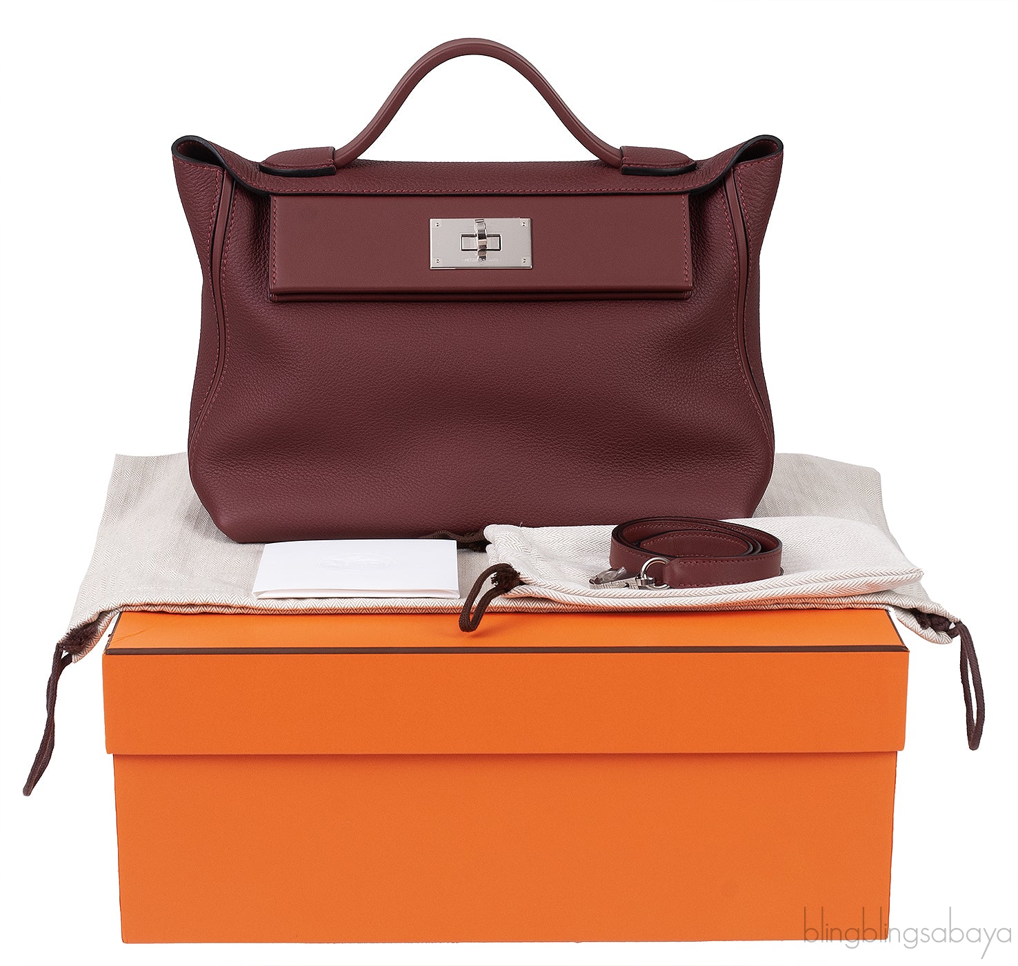 Hermes 24/24 - 29 Bag Rouge H PHW
