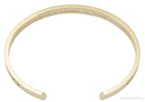 LOVE Open Cuff Yellow Gold Bracelet