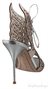 Cut-out Wings Slip-on Sandals