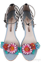 Sophia Webster Polka-dot Lilico Slingback Sandals
