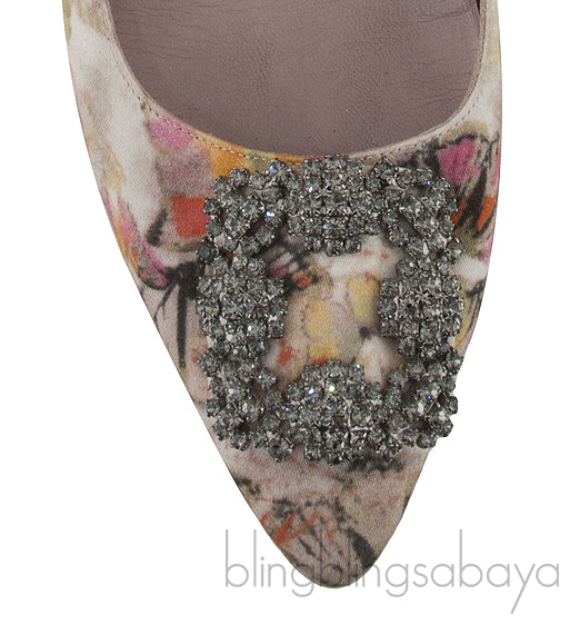 Butterfly Print Hangisi Flat