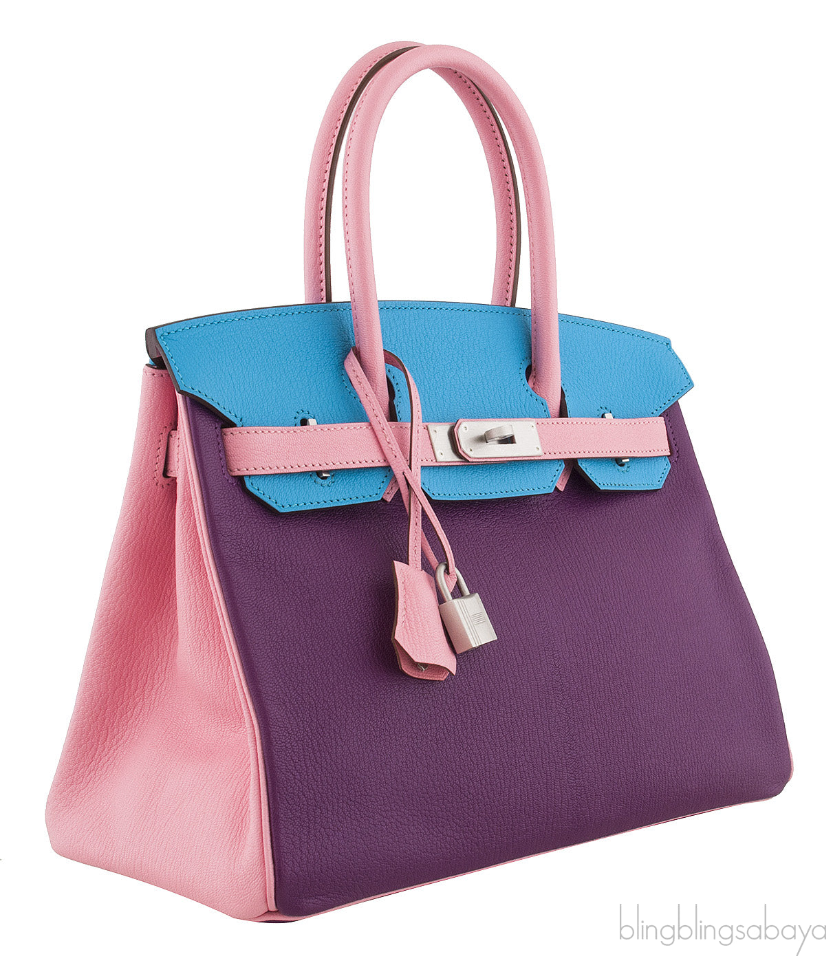 Birkin 30 Chevre Tri-color PHW