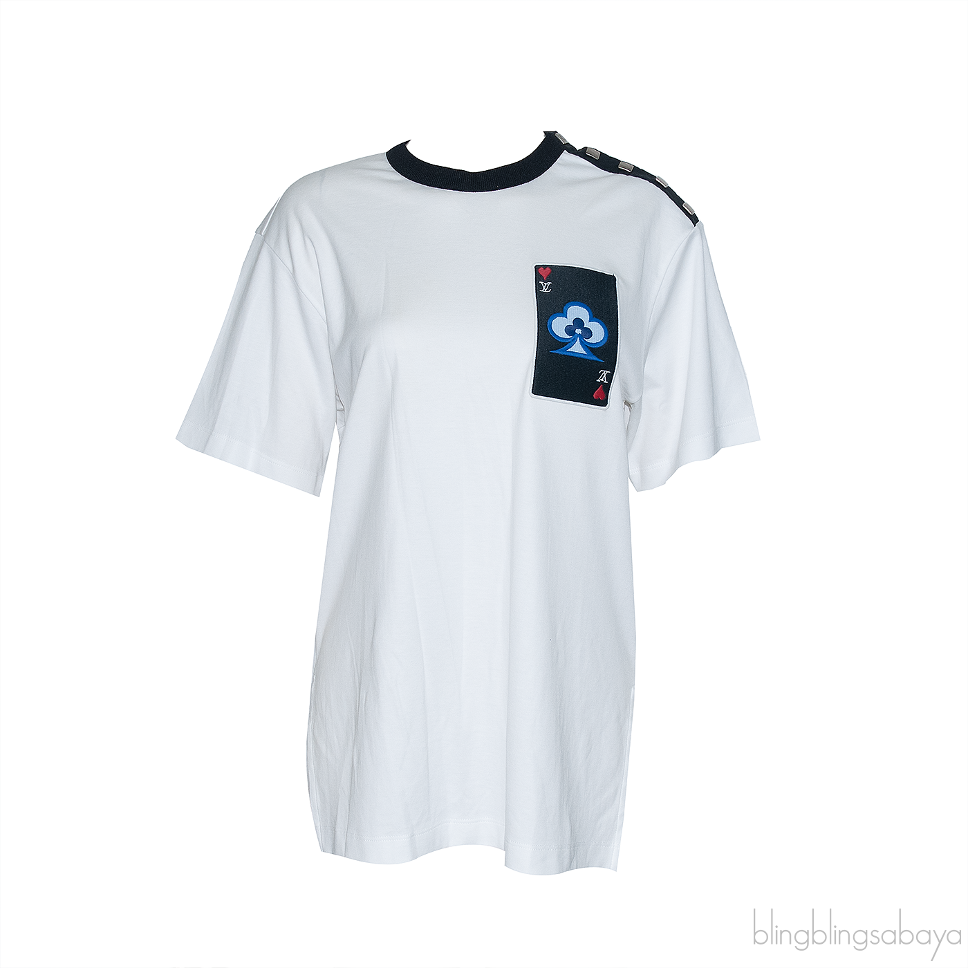 Ace of Spade Longback White T-shirt